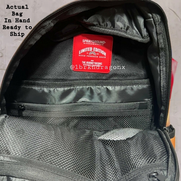 NWT FACTORY SEALED Cookie Monster Sesame Street Sprayground Backpack School Big - Picture 4 of 11